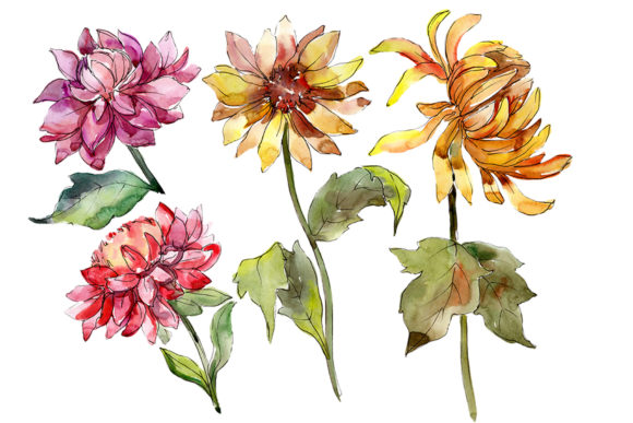Bouquet Sunny Mood Watercolor: A Versatile Illustration for Digital Sellers