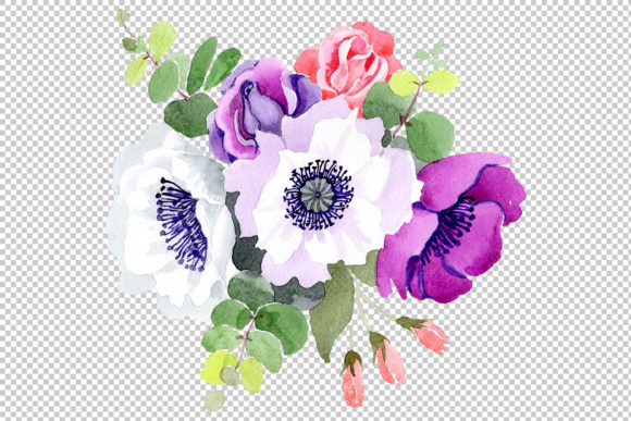 Bouquet Sweet Music Watercolor: A Versatile Illustration for Crafters