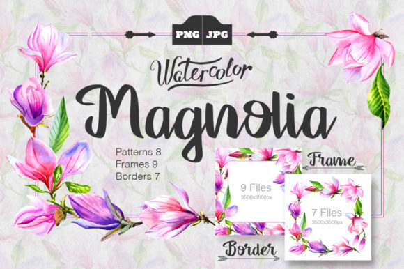 Magnolia Watercolor Set Embroidery Design Review